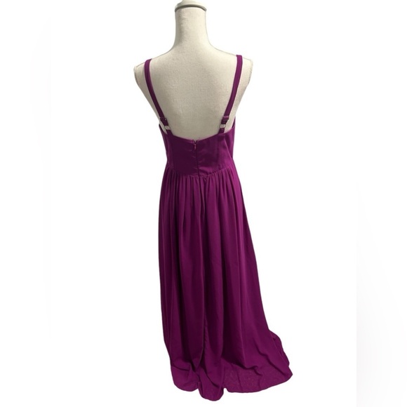 {Lulu’s} Show of Decorum Magenta Purple Maxi Dress - Picture 4 of 6